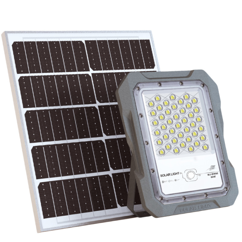 60w 100w 200w 300w 500w 800w 1200w 1500w Высокомощный солнечный прожектор с дистанционным управляющим Световой датчик Движение датчик